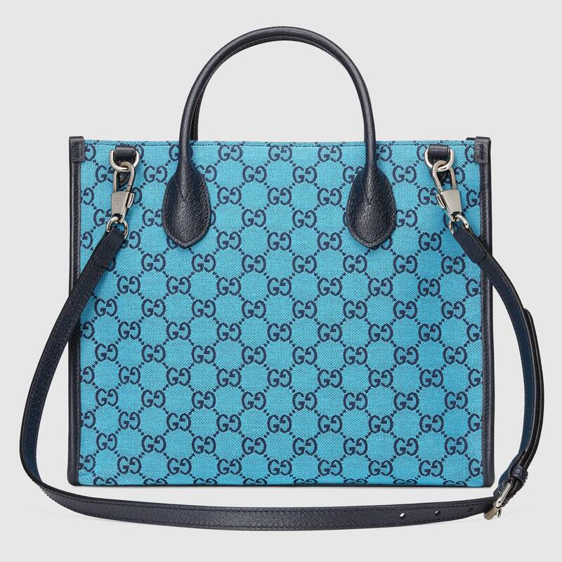 Gucci GG Small Tote Bag Shoulder Bag 659983 Blue